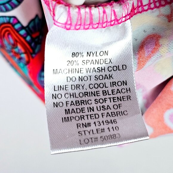 Jude Connally Beth Captiva Paisley Shift Dress, Made in the USA, NWOT, Sz L - Picture 10 of 10